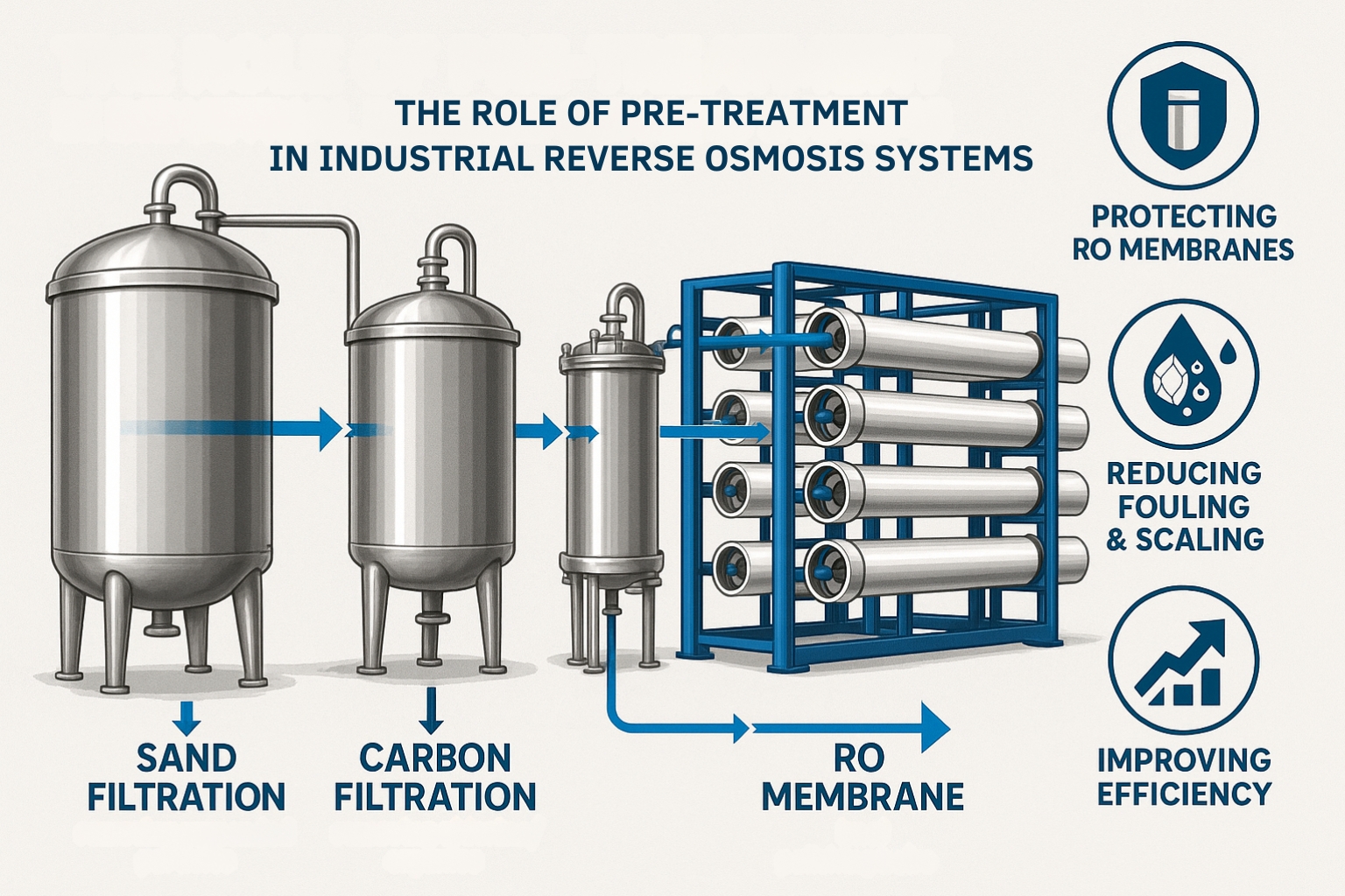 THE ROLE OF PRE-TREATMENT IN INDUSTRIAL REVERSE OSMOSIS SYSTEMS