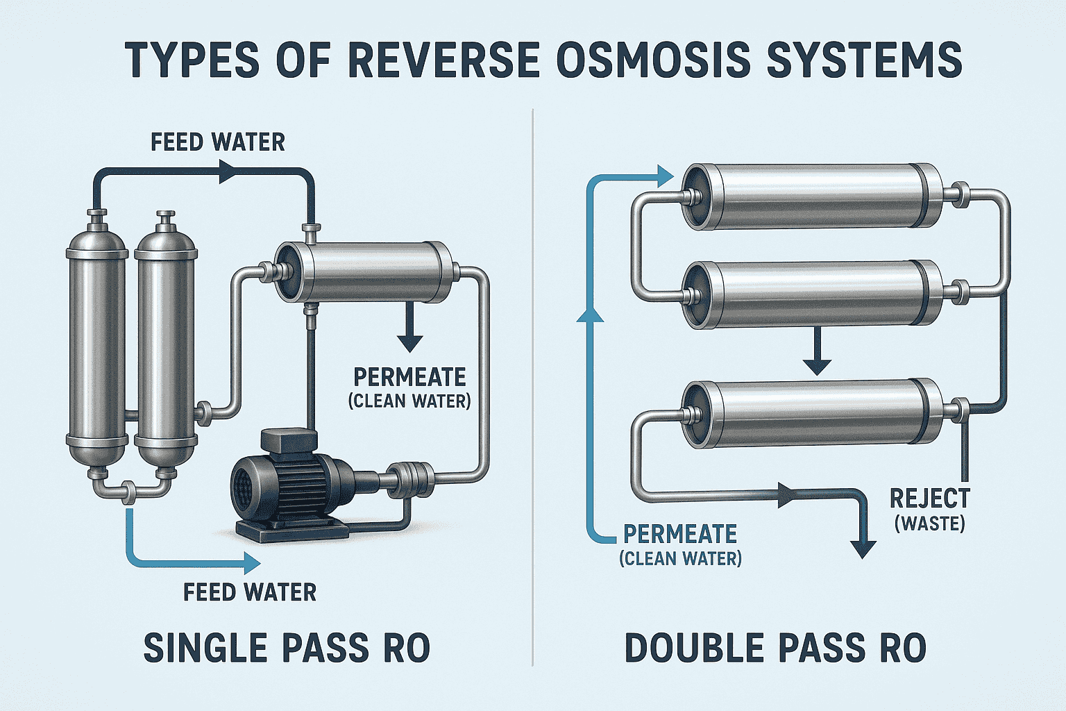 Types of Revers Osmosis Systems